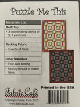 Load image into Gallery viewer, 3 yd Quilt Patterns