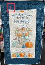 Load image into Gallery viewer, “Harvest Wishes” Quilt, Throw, Lap Quilt, Wall Hanging, 35”w x 55”l
