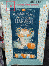 Load image into Gallery viewer, “Harvest Wishes” Quilt, Throw, Lap Quilt, Wall Hanging, 35”w x 55”l