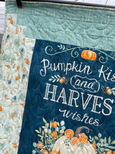 Load image into Gallery viewer, “Harvest Wishes” Quilt, Throw, Lap Quilt, Wall Hanging, 35”w x 55”l