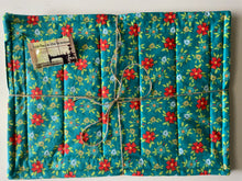 Load image into Gallery viewer, Handmade Quilted & Reversible Cotton Placemats