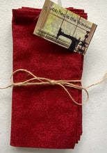 Load image into Gallery viewer, Handmade Cloth Napkins, Sets of 4, 18x18 square