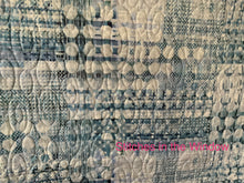 Load image into Gallery viewer, Quilt - Blues Patchwork, 36”w x 47”L - Soft Beautiful Blues