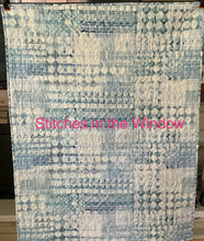 Load image into Gallery viewer, Quilt - Blues Patchwork, 36”w x 47”L - Soft Beautiful Blues