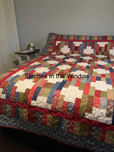 Load image into Gallery viewer, Amish Style Handmade Quality Quilt, Queen/King
