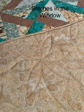 Load image into Gallery viewer, Quilt, Handmade Amish Style Quality , Queen Size,Yellows, Tans w/ Teals