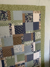 Load image into Gallery viewer, Quilt, Handmade One-of-a-Kind Amish Style Quality Reds, Blues. & Tans Full/Queen Size