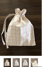 Load image into Gallery viewer, Keeki Bag - The FAMOUS “KEEKI” Bag, Beeswax Lined Linen Bag w/ drawstring, Kitchen Essential for every Kitchen