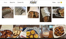 Load image into Gallery viewer, Keeki Bag - The FAMOUS “KEEKI” Bag, Beeswax Lined Linen Bag w/ drawstring, Kitchen Essential for every Kitchen