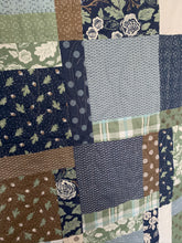 Load image into Gallery viewer, Quilt, Handmade One-of-a-Kind Amish Style Quality Reds, Blues. & Tans Full/Queen Size