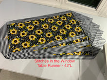 Load image into Gallery viewer, Table Runners, Handmade 14.5”w x 42”l