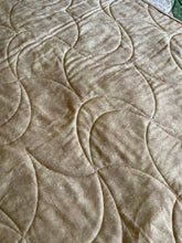 Load image into Gallery viewer, Amish Style Quality Quilt, 90”w x 90”l, Blacks, Rust, Yellows, Gold, Green w. Black Border