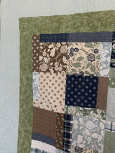 Load image into Gallery viewer, Quilt, Handmade One-of-a-Kind Amish Style Quality Reds, Blues. & Tans Full/Queen Size