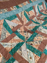 Load image into Gallery viewer, Quilt, Handmade Amish Style Quality , Queen Size,Yellows, Tans w/ Teals