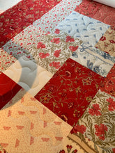 Load image into Gallery viewer, Quilt, Handmade One-of-a-Kind Amish Style Quality Reds, Blues. & Tans Full/Queen Size