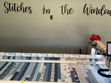 Load image into Gallery viewer, Amish Style Quilt, 65”w x 76.5”l, Blues & Greys