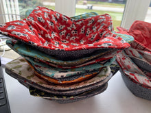Load image into Gallery viewer, Bowl Cozies Handmade, 100% Cotton, Microwave Safe
