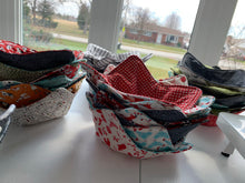 Load image into Gallery viewer, Bowl Cozies Handmade, 100% Cotton, Microwave Safe