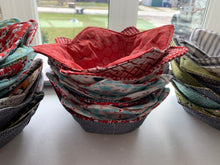 Load image into Gallery viewer, Bowl Cozies Handmade, 100% Cotton, Microwave Safe