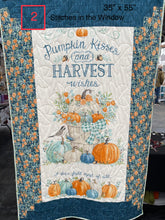 Load image into Gallery viewer, “Harvest Wishes” Quilt, Throw, Lap Quilt, Wall Hanging, 35”w x 55”l
