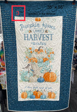 Load image into Gallery viewer, “Harvest Wishes” Quilt, Throw, Lap Quilt, Wall Hanging, 35”w x 55”l
