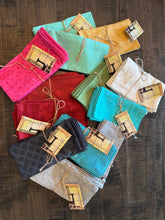 Load image into Gallery viewer, Handmade Cloth Napkins, Sets of 4, 18x18 square
