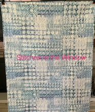 Load image into Gallery viewer, Quilt - Blues Patchwork, 36”w x 47”L - Soft Beautiful Blues
