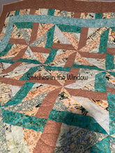 Load image into Gallery viewer, Quilt, Handmade Amish Style Quality , Queen Size,Yellows, Tans w/ Teals
