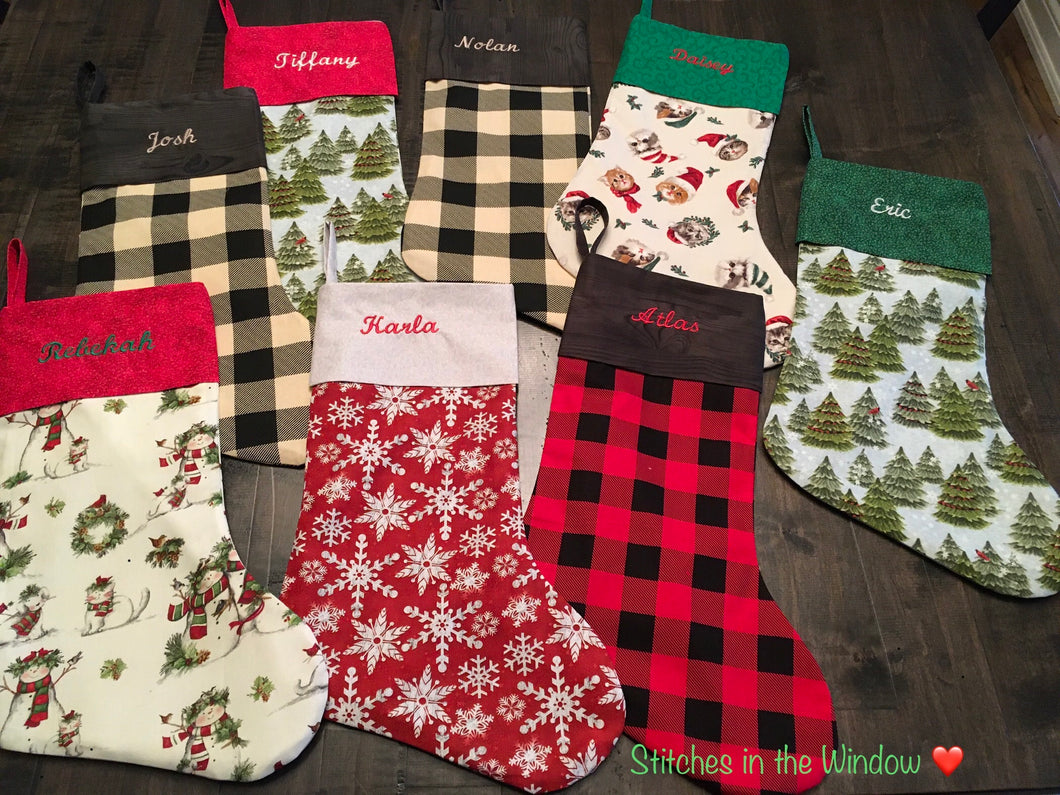2023 - Personalized Handmade Christmas Stockings