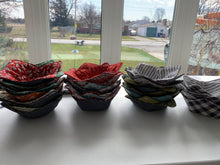 Load image into Gallery viewer, Bowl Cozies Handmade, 100% Cotton, Microwave Safe
